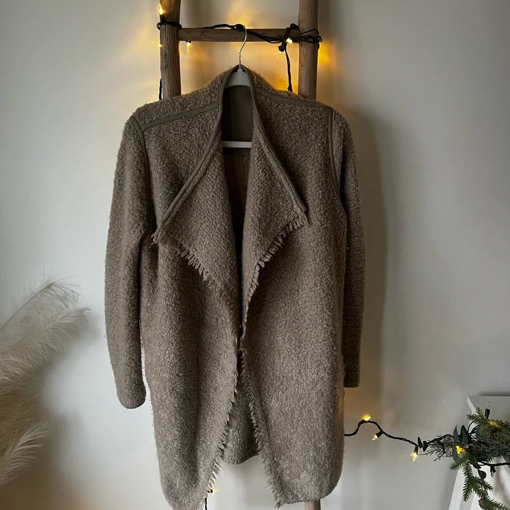 Vince wool wrap cardigan sweater S - Picture 3 of 5